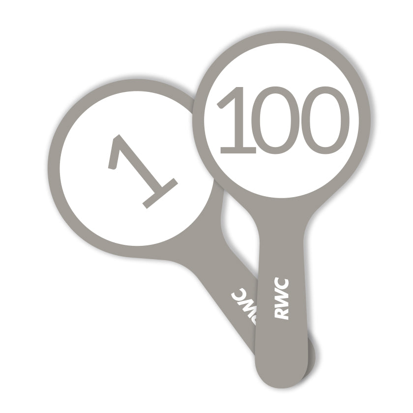 Bidder Paddles Pk 1 - 100 - RWC