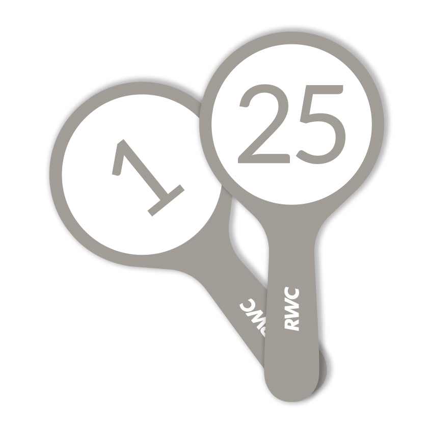 Bidder Paddles Pk 1 - 25 - RWC