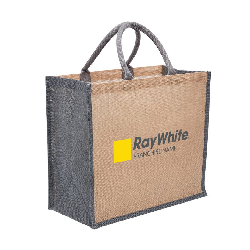 Jute Tote Bag - Franchise Name