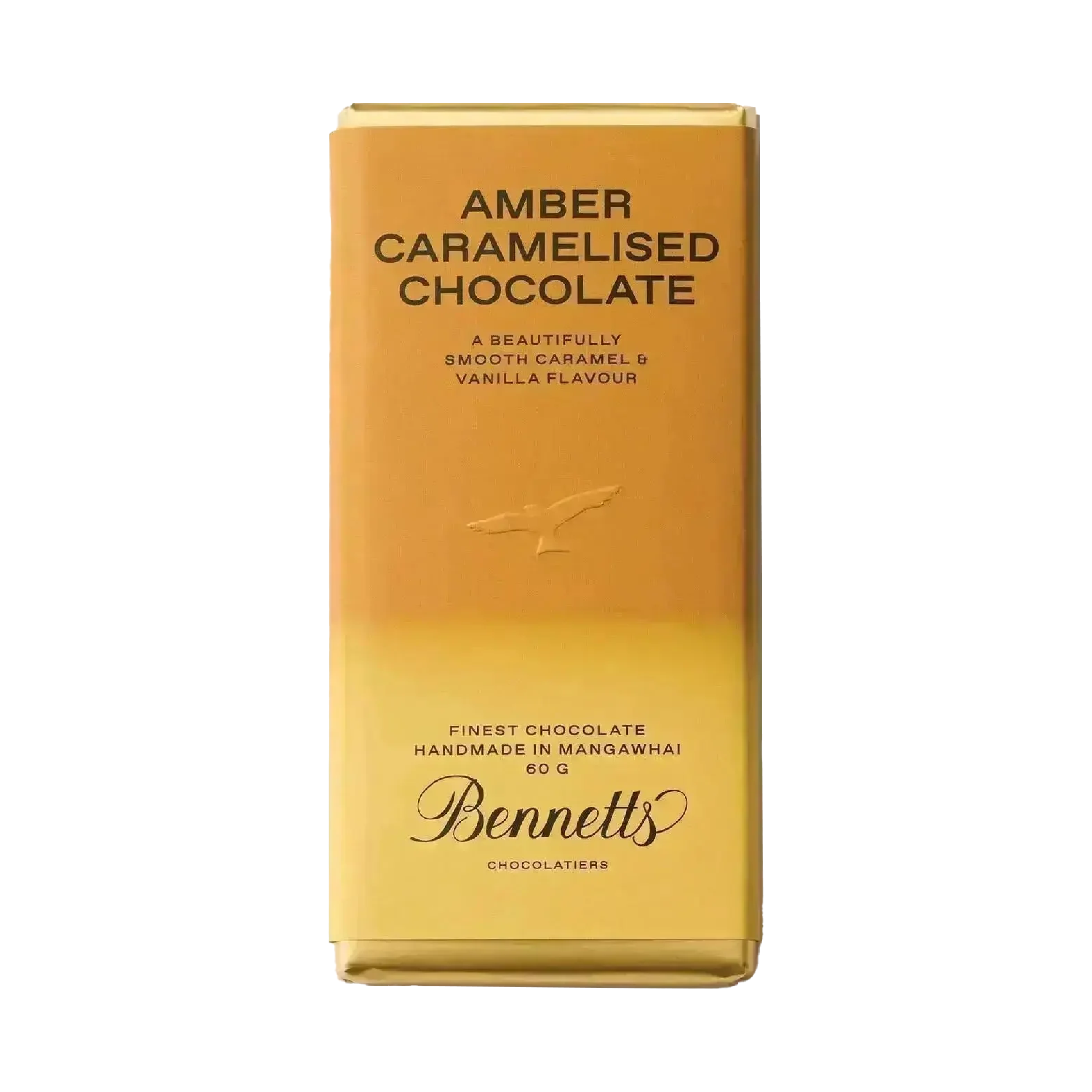 Amber caramelised chocolate