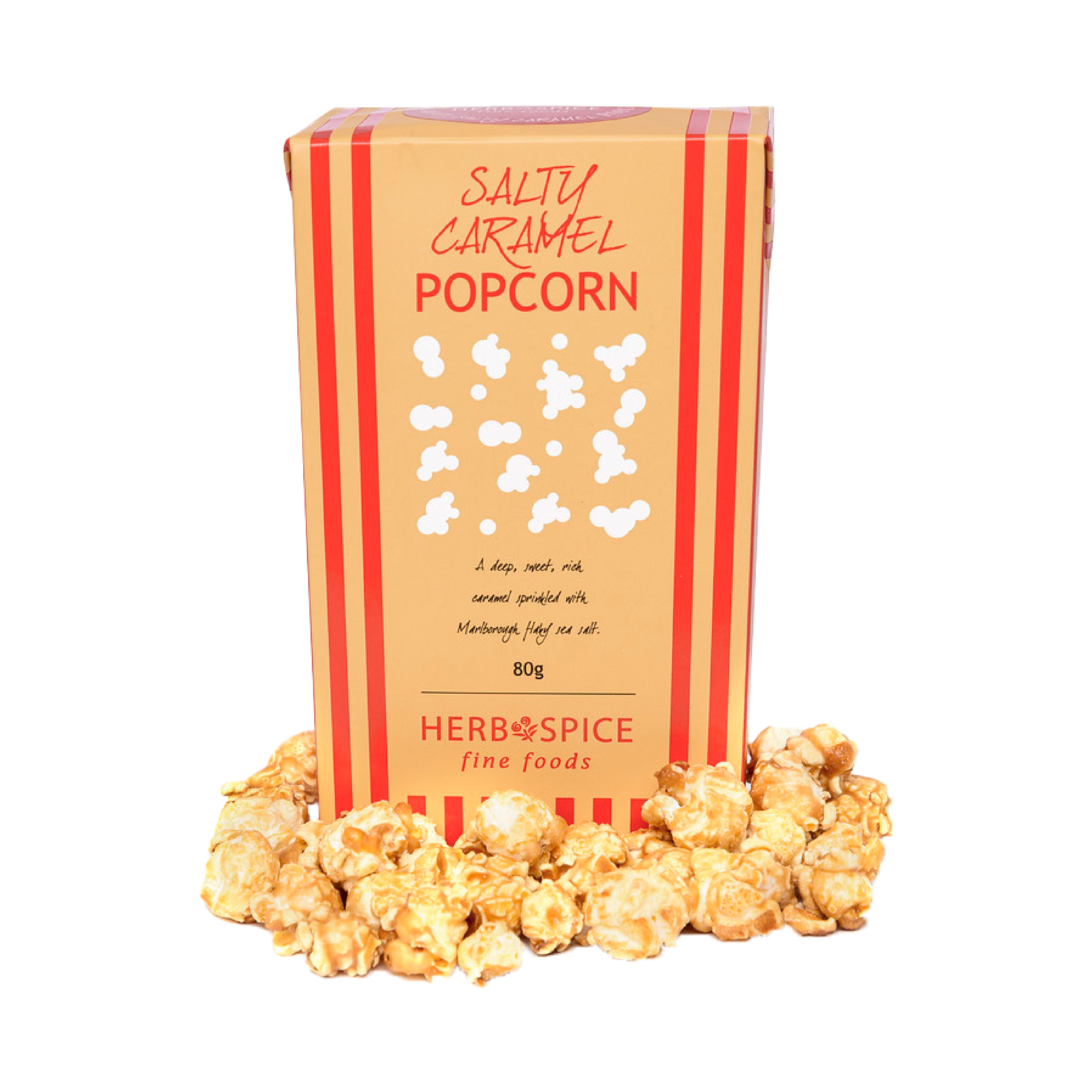 Salty caramel popcorn box