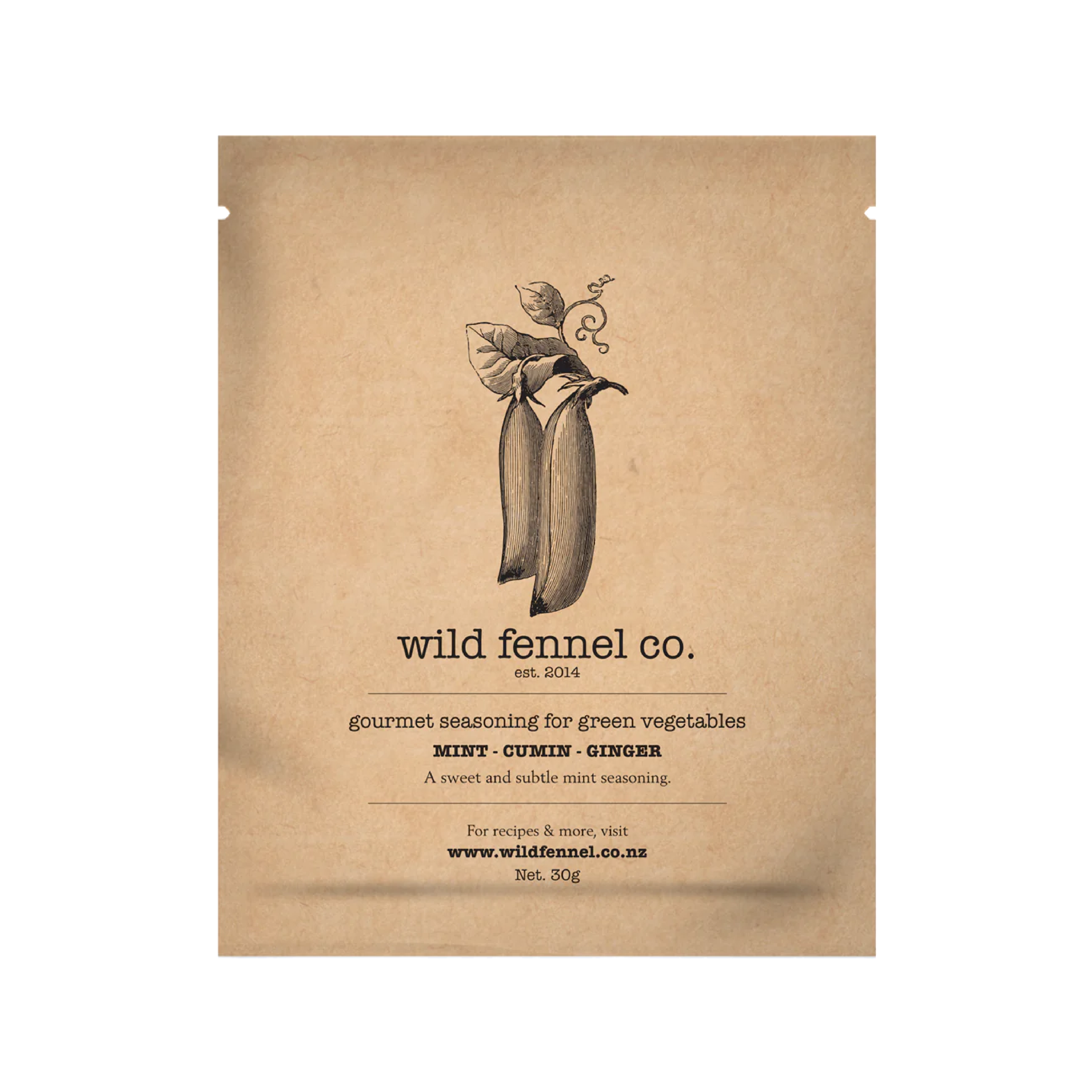 Wild fennel co Green vegetable seasoing