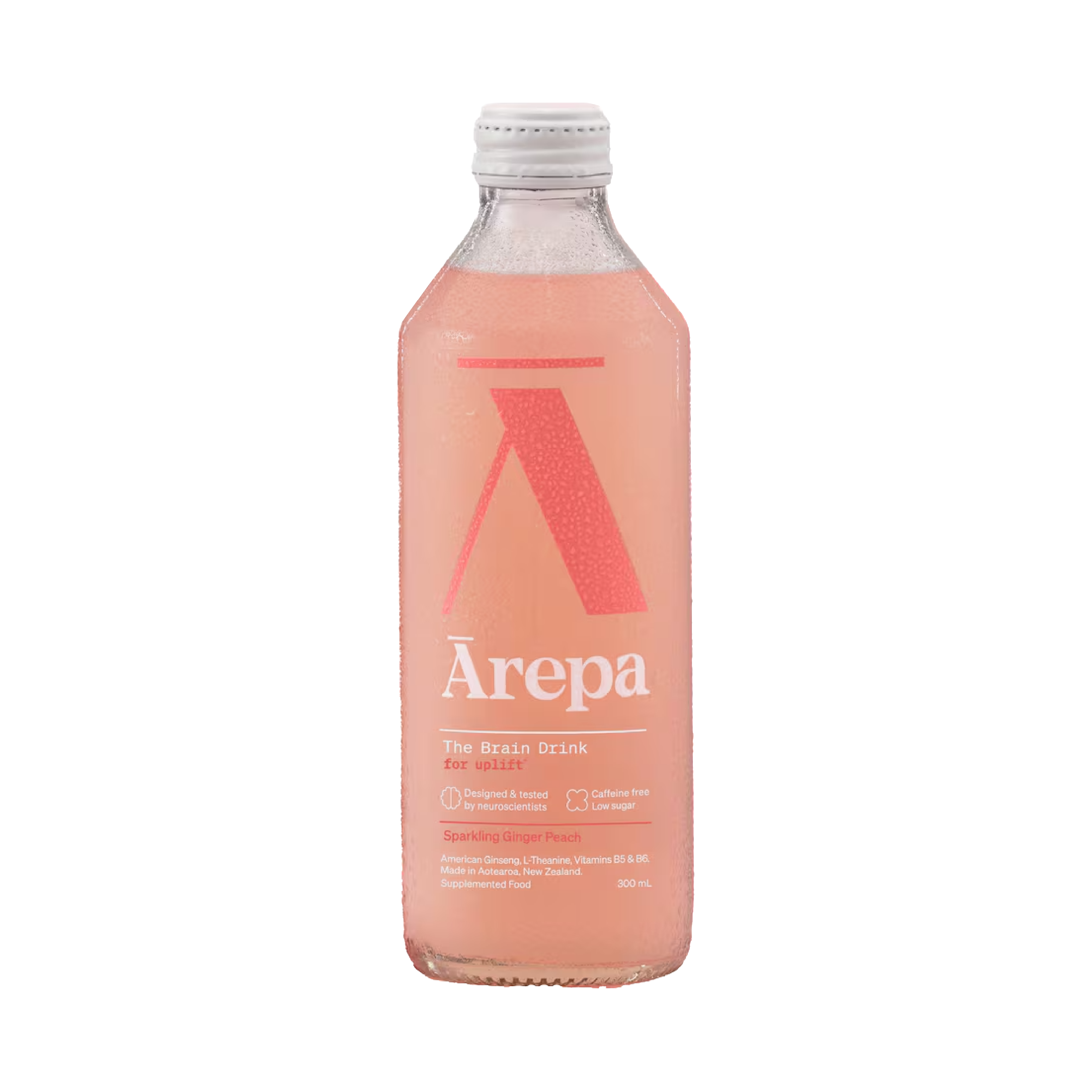 Arepa uplift sparkling ginger drink