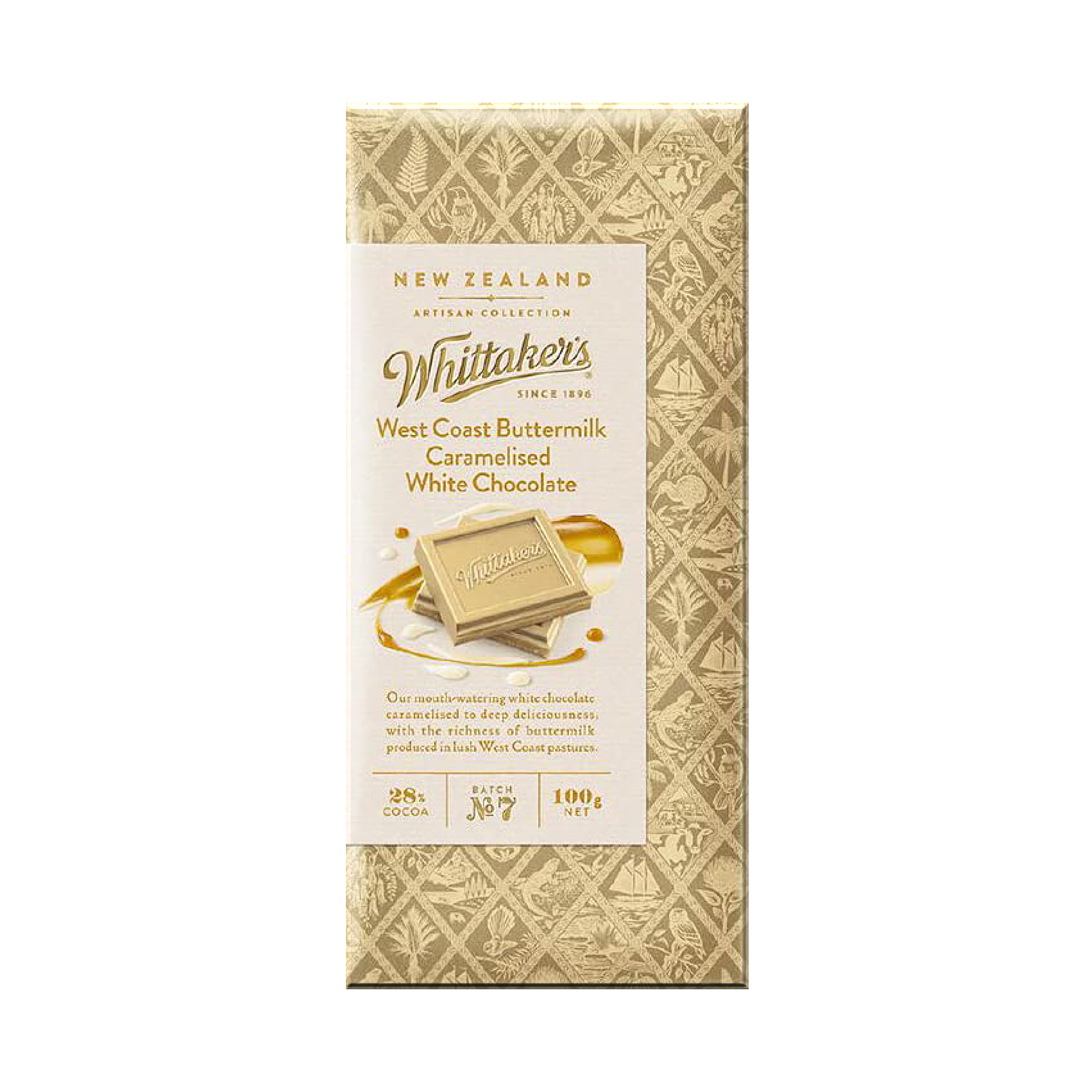 Buttermilk caramelised white chocolate