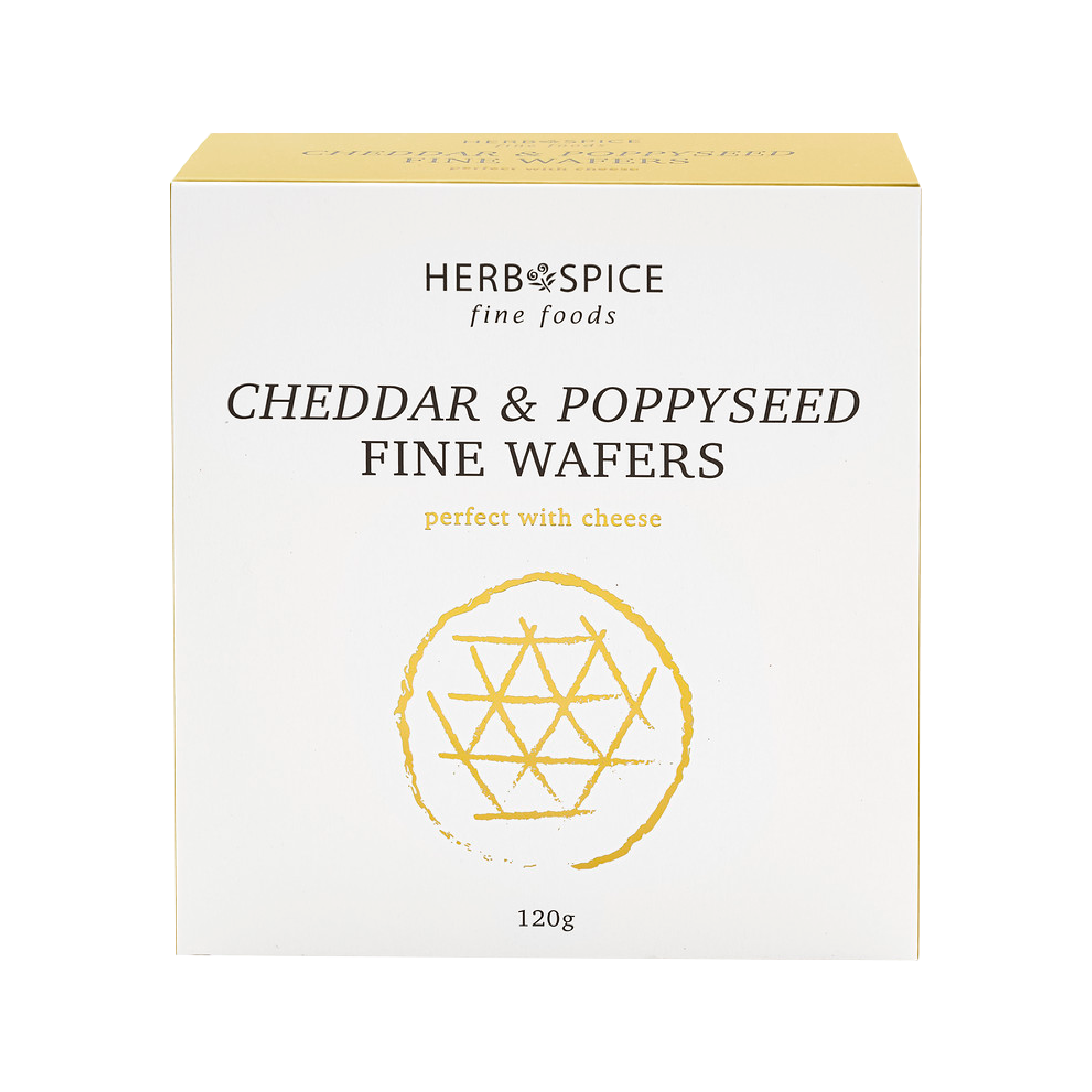 Cheddar poppyseed wafers