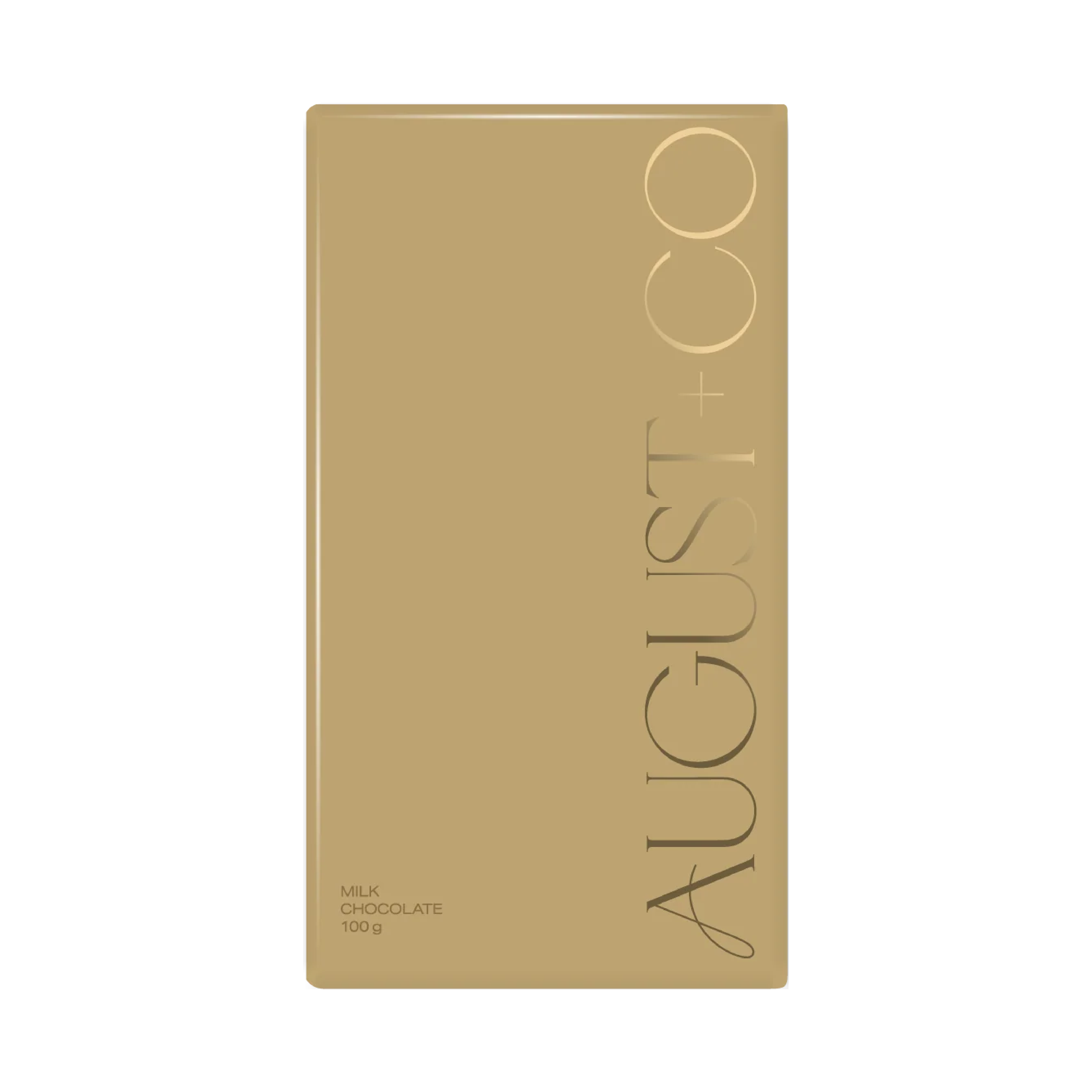August & Co Milk Chocolate Bar 100g Gold