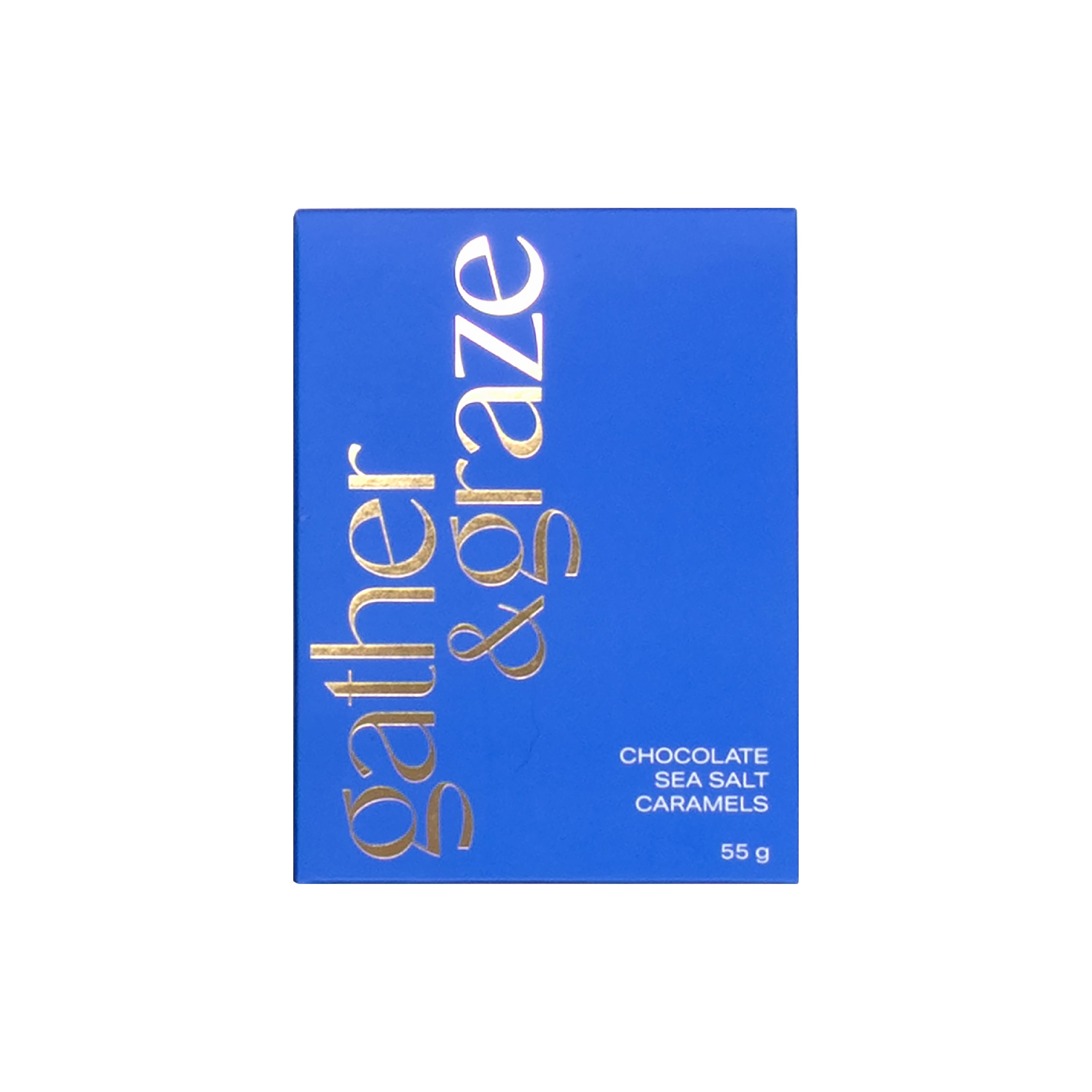 Gather & Graze Chocolate Sea Salt Caramels Blue