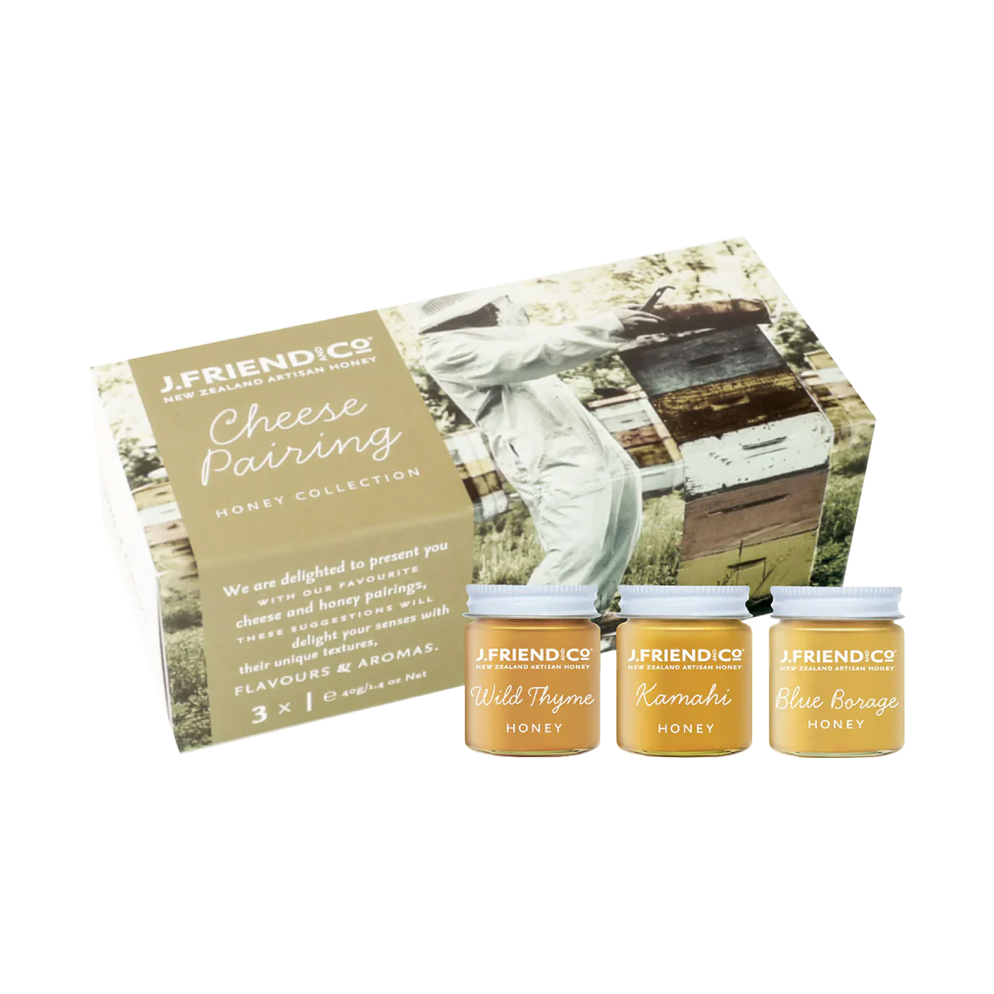 J Friend & Co Cheese Pairing Collection 3x40g