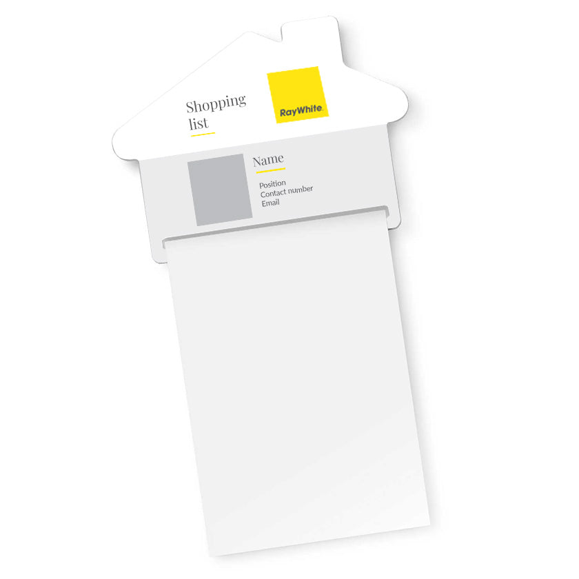 Magnetic House Memo Pad A7 - Full Colour