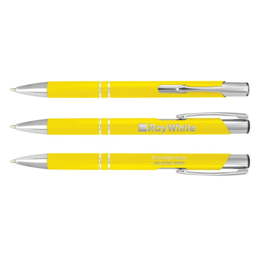 Metal Corporate Pen - YELLOW - Out of Stock