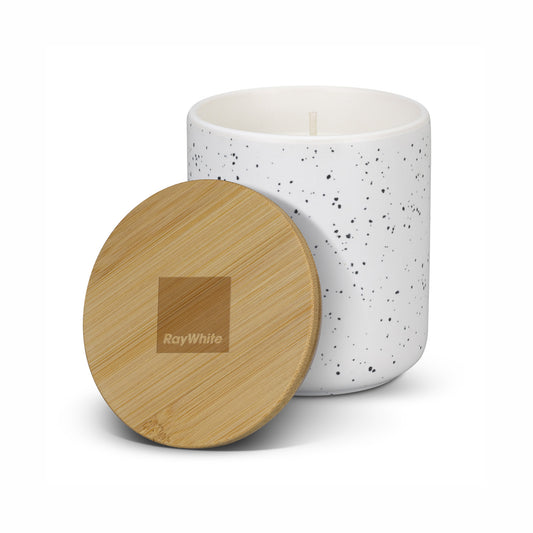 NATURA Candle with Bamboo Lid