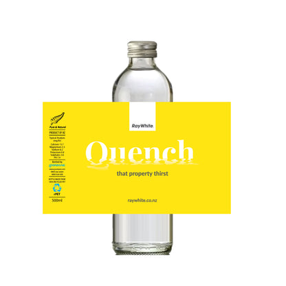 Ray White Bottle of Water - 350mL Glass