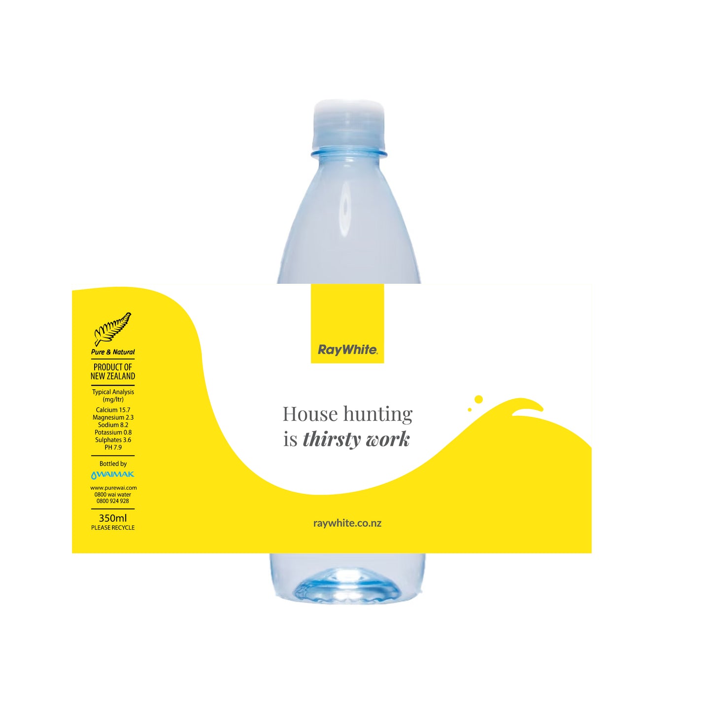 Ray White Bottle of Water - 500mL rPET