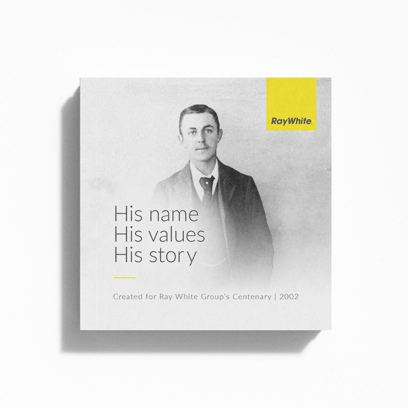 His name. His values. His story. Book