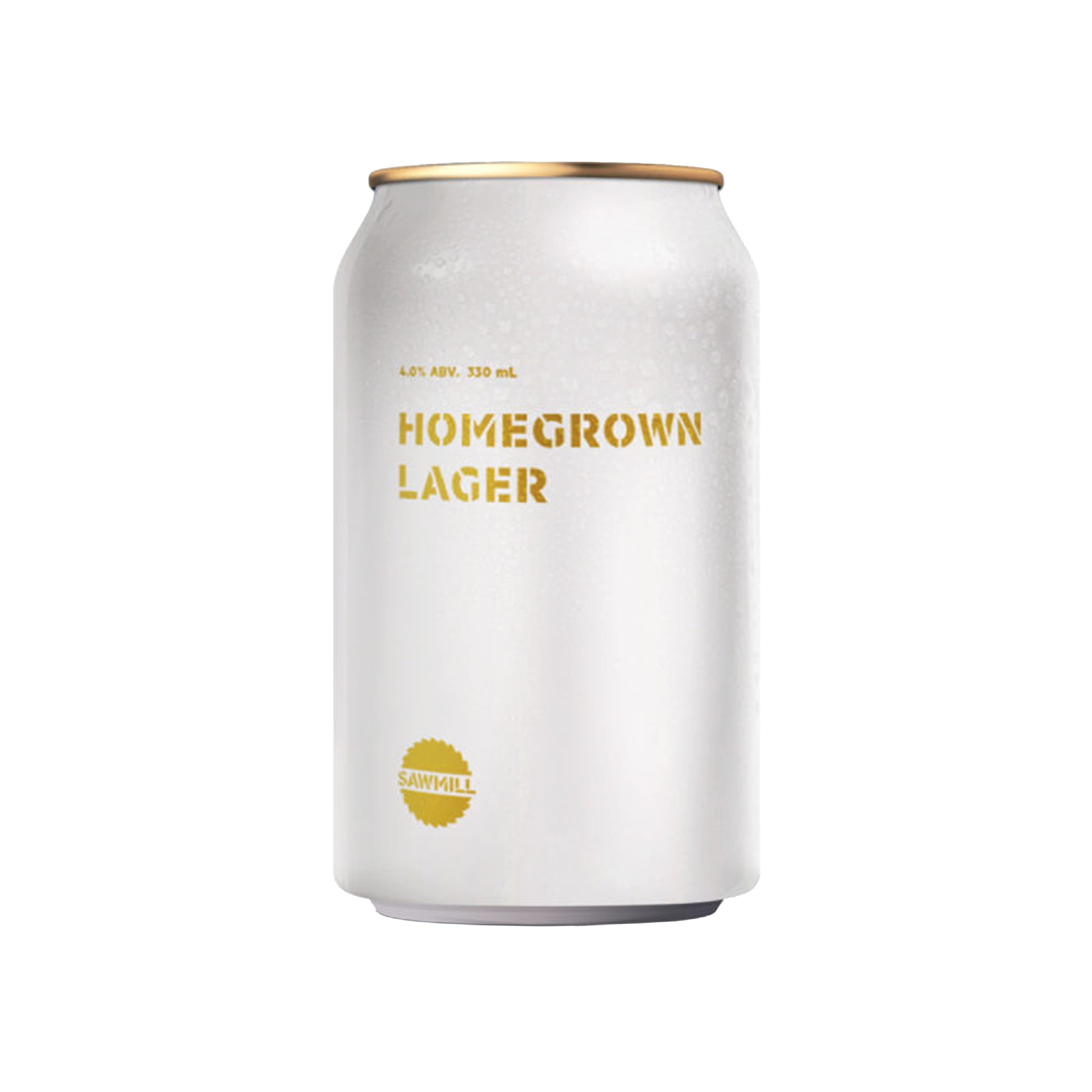 Sawmill Homegrown Lager Cans