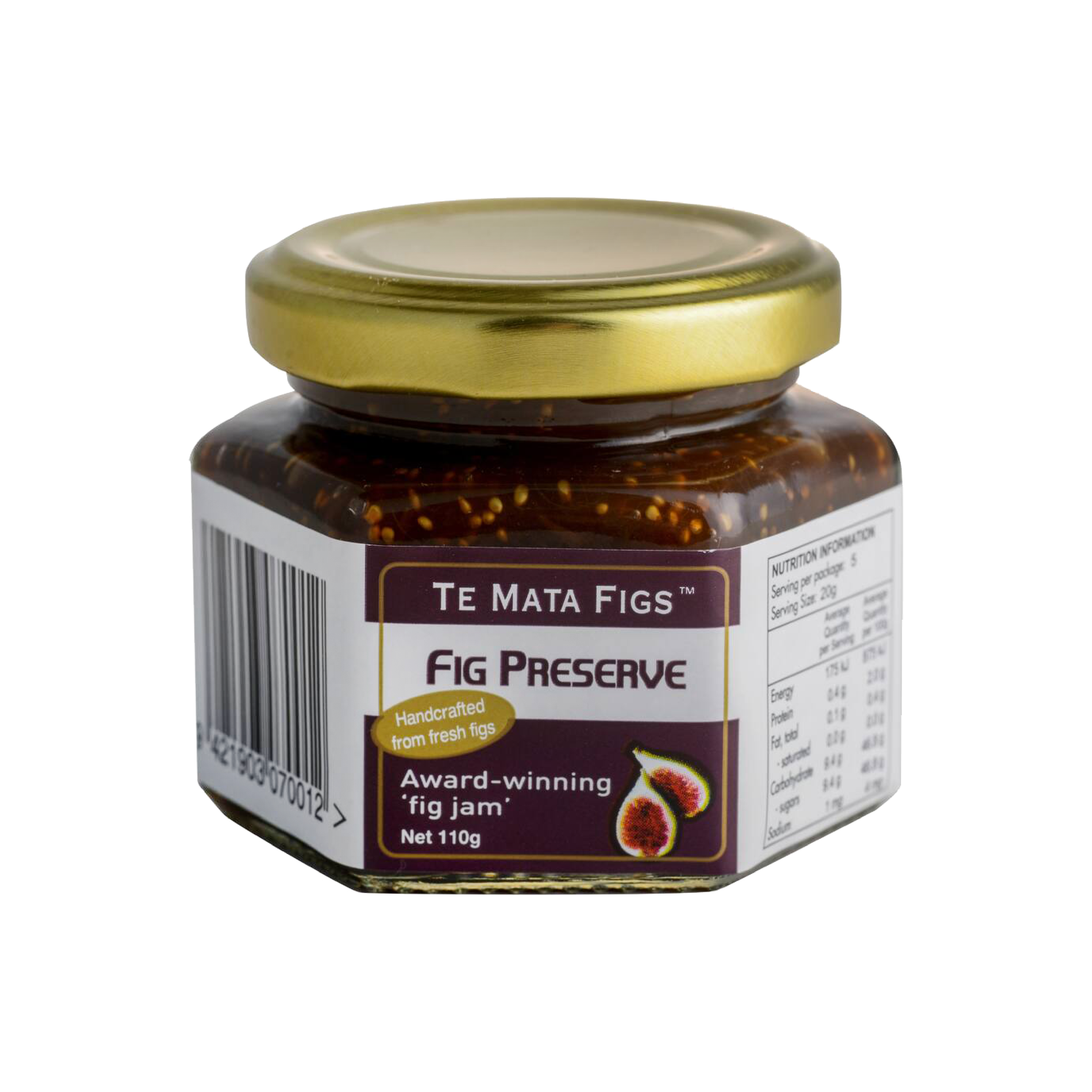 Te Mata Figs Fruit Preserve Just Fig