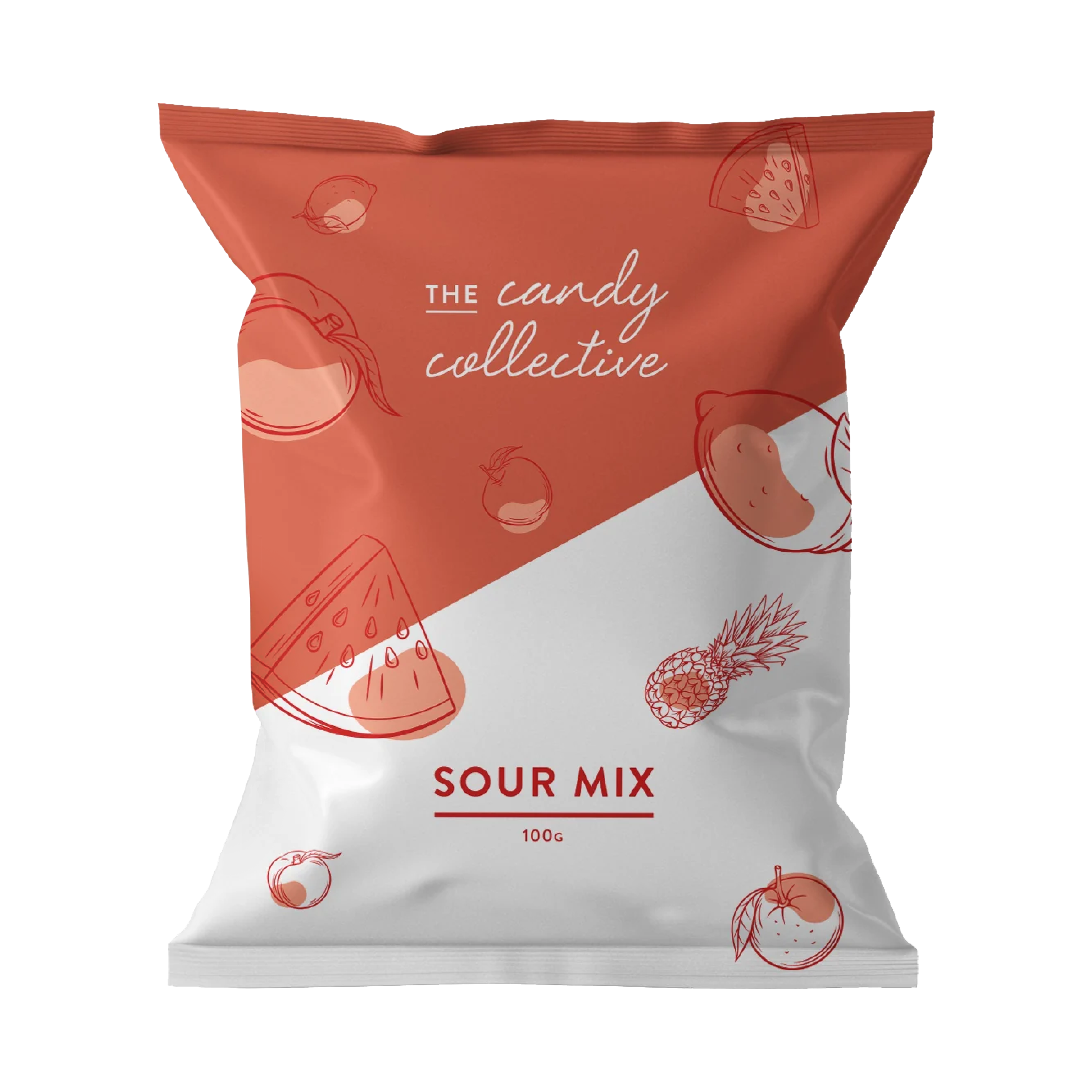 The candy collective sour lolly mix 100gm