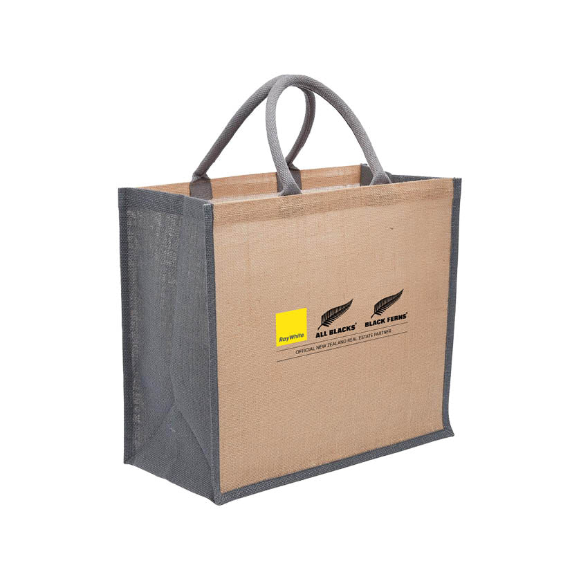 Tote Bag - Eco Jute - NZ Rugby