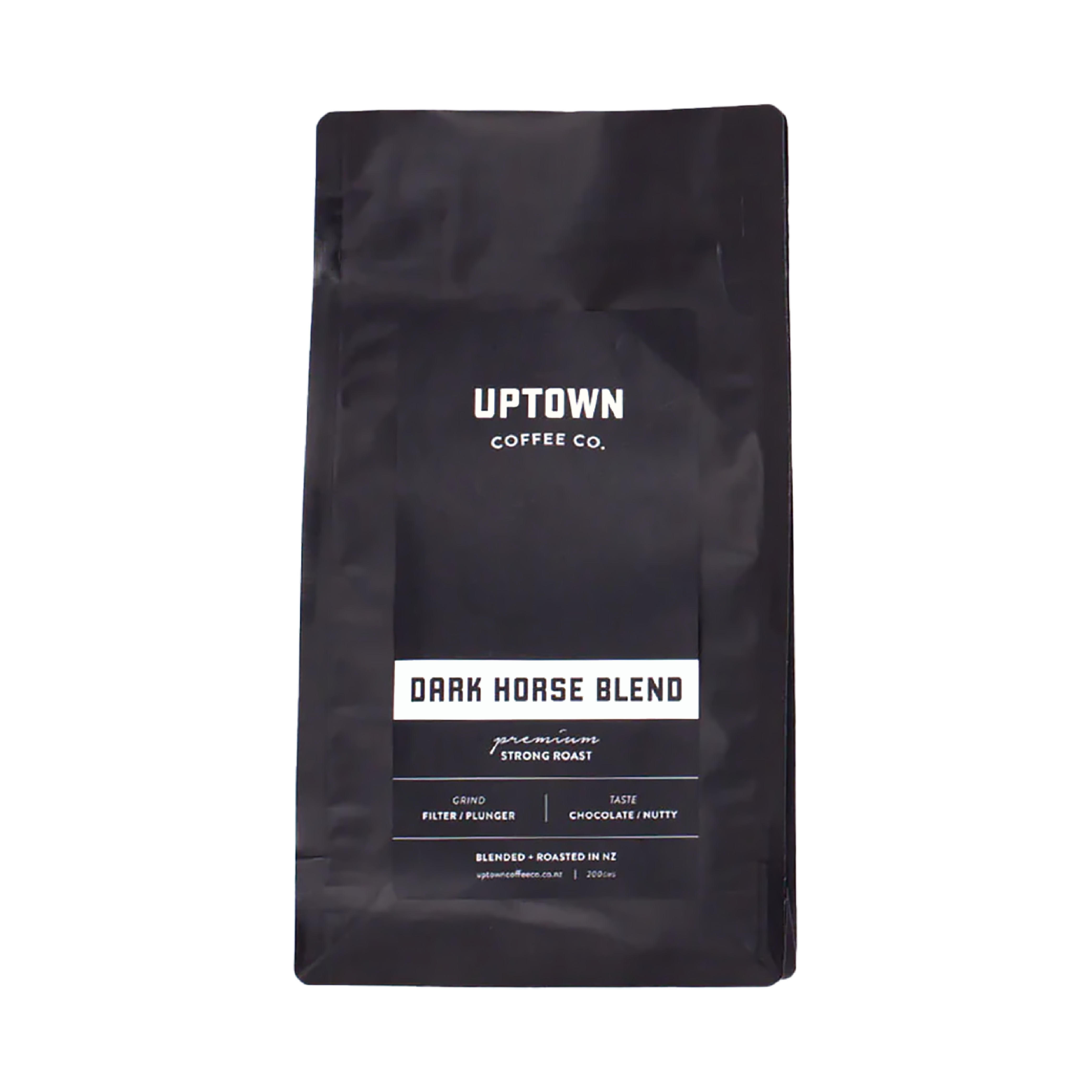 Uptown coffee co. Dark horse blend filter plunger