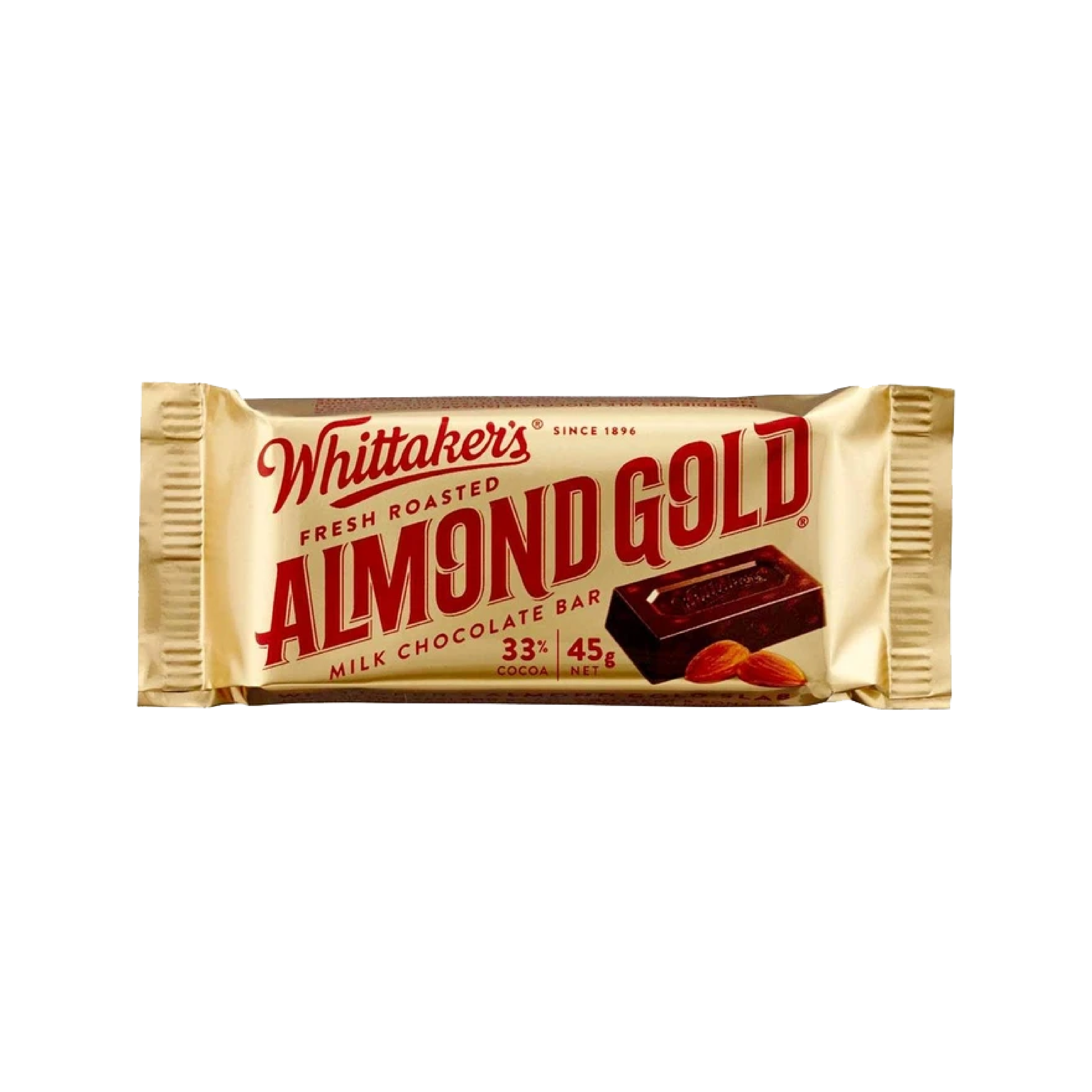 Whittakers Almond Gold Slab 45g